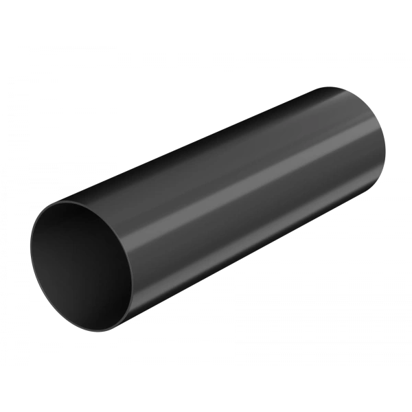 Труба водосточная, Технониколь, оптима Ø80 мм, L=2000 мм, цвет: черный