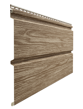 Виниловый сайдинг Docke, Брус D6S, L=3600х300 мм серия Lux Монреаль, цвет: кедр