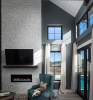 Кварцит, 3D панель из камня, 350х180 мм, Modern White Quartz
