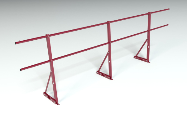 Ограждение кровельное для фальцевой кровли Roofsystems Econom фальц, H=900 мм RAL 3005, L=3000 мм