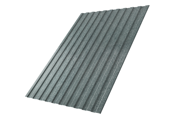 Профилированный лист GL C 8 A, 0.45 мм, Zn, zinc