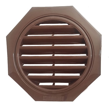 Вентиляционное окно для чердака Krovent 55х55 мм коричневый