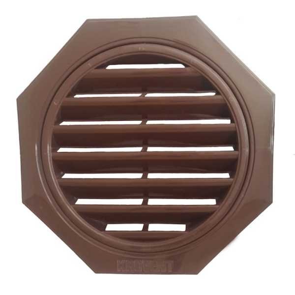 Вентиляционное окно для чердака Krovent 55х55 мм коричневый