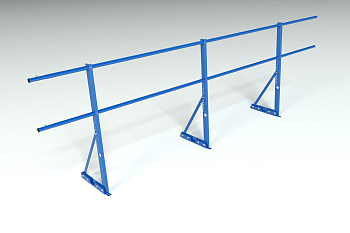 Ограждение кровельное для фальцевой кровли Roofsystems Econom фальц, H=900 мм RAL 5005, L=3000 мм