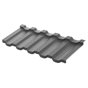 Модульная металлочерепица Aquasystem, Гётеборг XXL 1205х465 мм 0.5 мм, Rooftop Бархат, RAL 7024