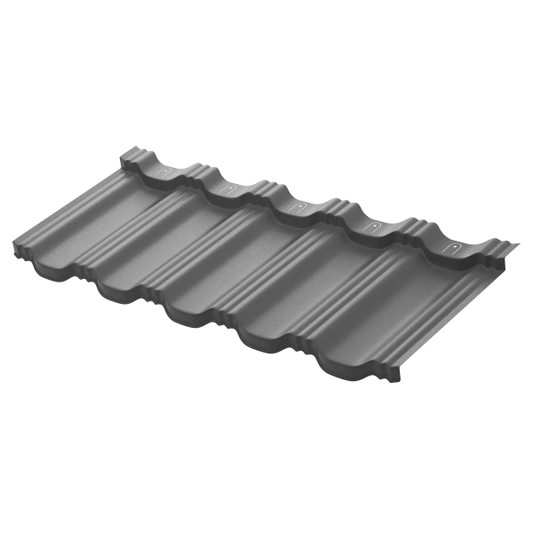 Модульная металлочерепица Aquasystem, Гётеборг XXL 1205х465 мм 0.5 мм, Rooftop Бархат, RAL 7024