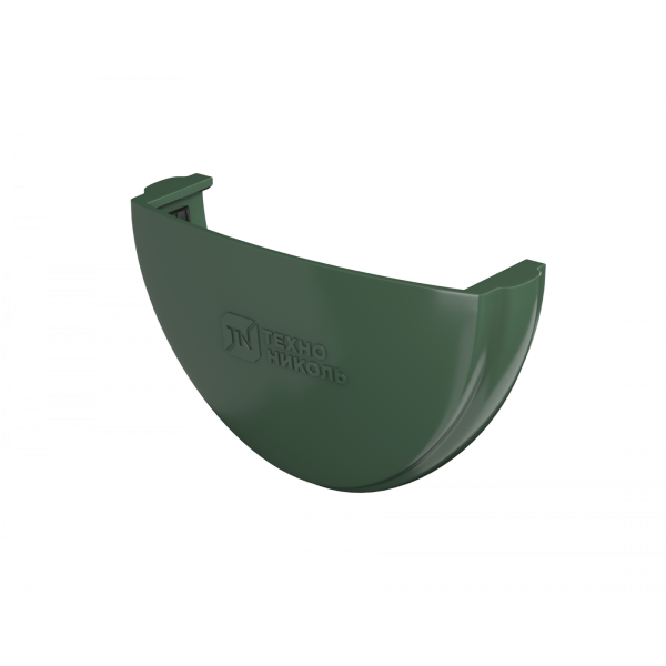 Заглушка желоба, Технониколь пвх, стандарт Ø 125 мм, цвет: зеленый