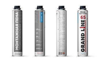 Пена монтажная Grand Line 65 зимняя, 800 мл