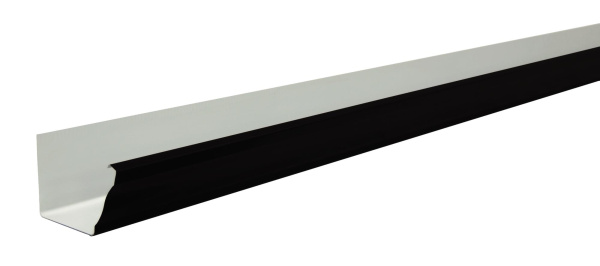 Желоб прямоугольный Vortex Matt, Ø 126 мм, L=3000 мм, RAL 9005