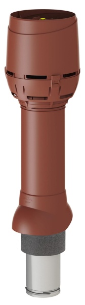 FLOW-вентиляционный выход Vilpe, 125/ ИЗ/ 700 мм кирпичный