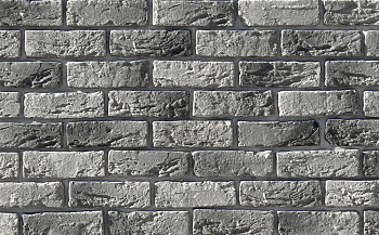 Декоративный камень White Hills Бремен Брик под Кирпич, цвет: 307-80 / серый