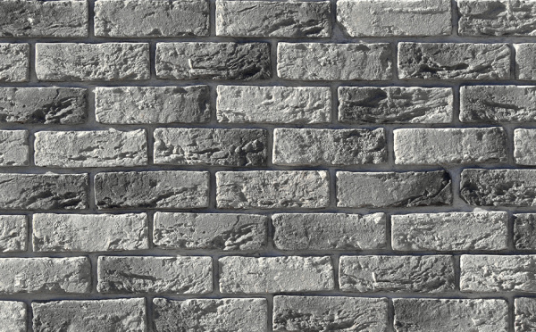 Декоративный камень White Hills Бремен Брик под Кирпич, цвет: 307-80 / серый