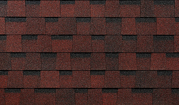 Ламинированная битумная черепица, Docke, Dragon Europa цвет: красный, 2.5 м² / уп.