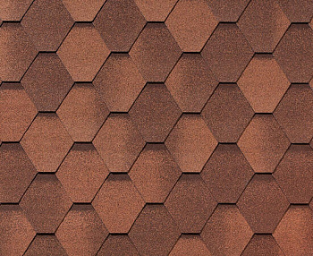 Битумная черепица RoofShield, Классик, стандарт цвет: капучино, 3 м² / уп.