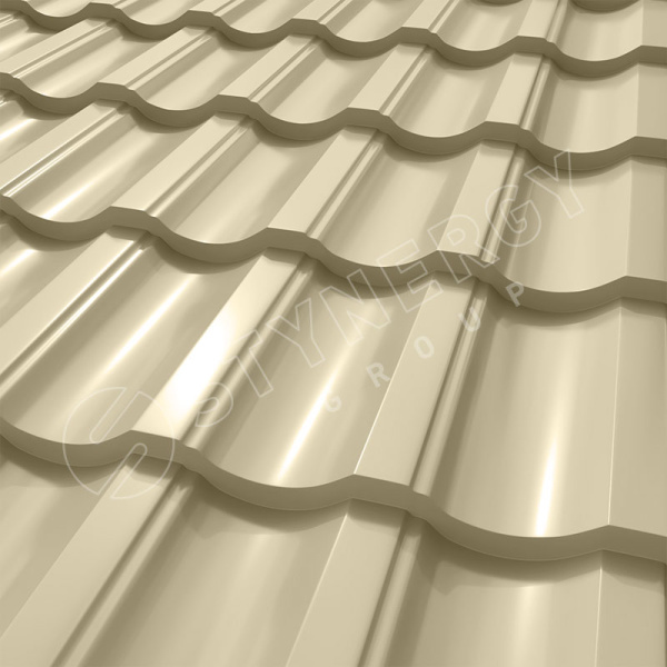 Металлочерепица Stynergy, Garda 0.5 мм, Corundum, RAL 1015