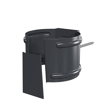 Держатель трубы на кирпич Ø 100 мм Металл Профиль Foramina, PUR, RAL 7024