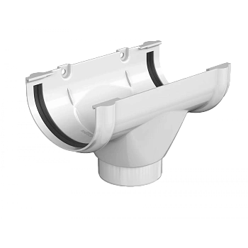 Воронка желоба Технониколь, оптима Ø 120 мм, цвет: белый