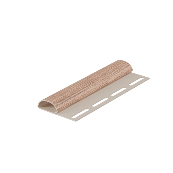 Финишная планка пвх, Docke, L=3000 мм серия Lux под дерево, цвет: рябина