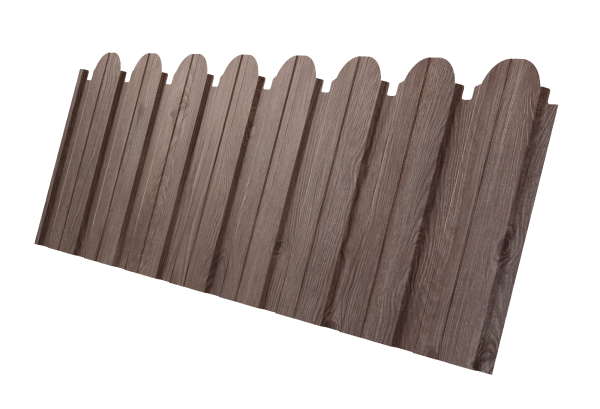 Профилированный лист GL C10 B, фигурный, 0.45 мм, Print Elite, White Wood TwinColor Профилированный лист GL C10 B, фигурный, 0.45 мм, Print Elite, White Wood TwinColor