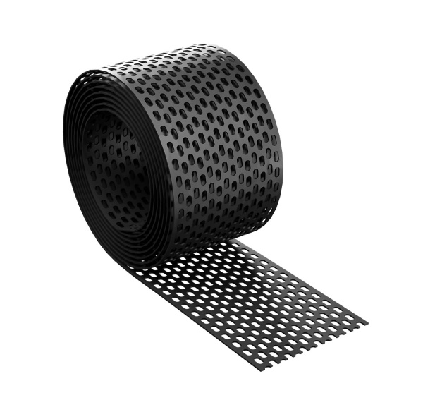 Вентиляционная лента пвх Eurovent EAVES GRATE, 100х5000 мм, RAL9005