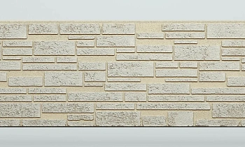 Панель FCS Simple под Камень, 15 мм, 360х1480 мм цвет: AA1114 бежевый