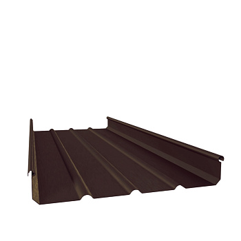 Промышленный алюминиевый фальц 1.0 мм, PE, RAL 8017, 600 мм