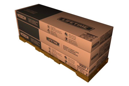 Сарай пластиковый Lifetime WoodLook 15'*8' DD, 4.57 м²