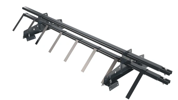 Снегозадержатель для профнастила Н-60, Н-75 Borge L=1500 мм, 2 опоры, 2 трубы, овал 25х45 RAL 7016