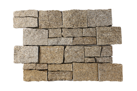 Гранит, 3D панель из камня, 550х200 мм, Country Sesame Yellow