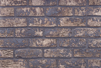 Кирпич ручной формовки Faber Jar Петровский штандарт полнотелый, цвет: коричнево-черный, под старину, М125, 215x102x65 мм