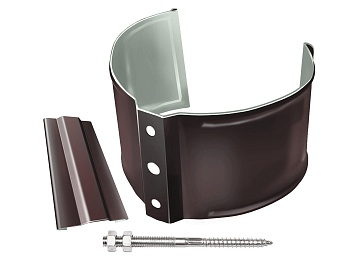 Кронштейн трубы на кирпич Grand Line Ø 90 мм PE, RR 32