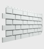 Фасадные панели Docke Флемиш, 1183х443 мм Standart, цвет: белый