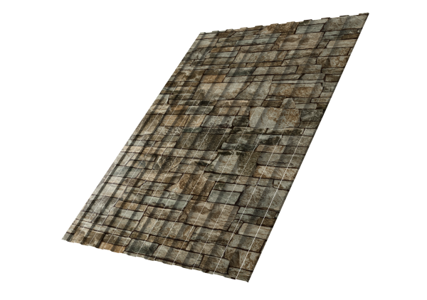 Профилированный лист GL C8 A, 0.45 мм, Print Elite, Fine Stone TwinColor