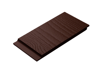 Фиброцементный сайдинг Бетэко Вудстоун клик 10 мм, 190х3000 мм цвет: RAL 8028