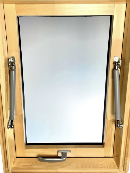 Мансардное окно Werso Стандарт, 78х118 см дерево, 1 - камерный стеклопакет, цвет: дерево, лак