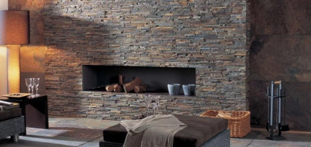 Сланец, 3D панель из камня, 600х150 мм, Natural Jack Multi