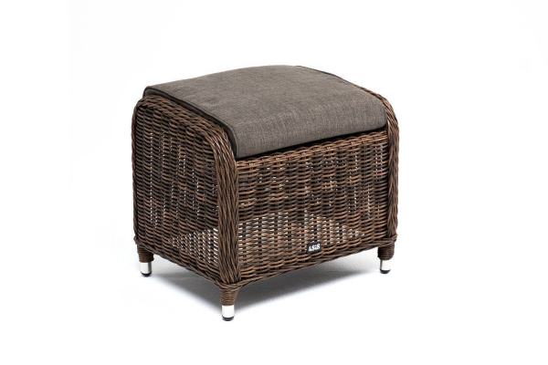 Пуф плетеный из искуственного ротанга, Толедо цвет: коричневый