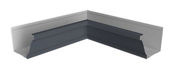 Угол желоба внутренний 90° Vortex Lite, Ø 130 мм, RAL 7024