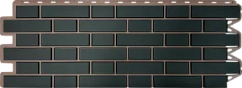 Фасадные панели Альта Профиль, Кирпич клинкерный, 1220 х 440 мм цвет: графит