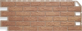 Фасадные панели Альта Профиль, Кирпич, 1140 х 480 мм цвет: бежевый