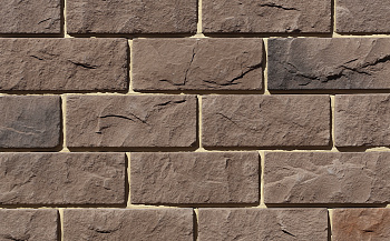 Фасадная плитка White Hills Йоркшир под Камень, цвет: 407-40 / коричневый