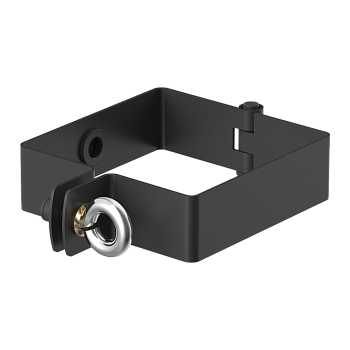Хомут трубы квадратный, Galeco STAL 2 125/80 х 80 мм, RAL 7024