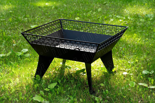 Костровой очаг, 620х620 мм, H=450 мм, "Афины"