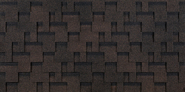 Битумная черепица, Docke, Eurasia, Лабиринт цвет: коричневый, 2.5 м² / уп.