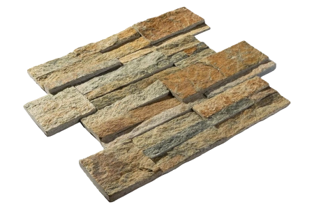 Кварцит, 3D панель из камня, 350х180 мм, Modern Multi Quartz