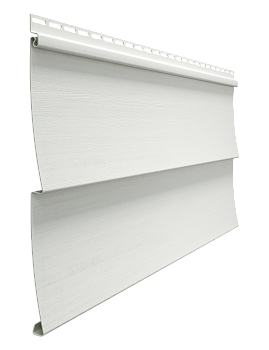 Виниловый сайдинг Docke Ёлочка D5C, L=3000×254 мм. серия Standart, цвет: пломбир