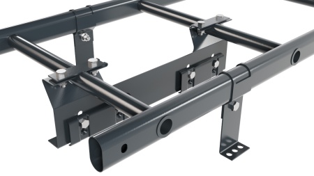 Лестница кровельная Borge, для фальцевой кровли, L=1800 мм RAL 7016