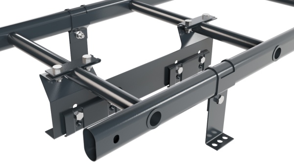 Лестница кровельная Borge, для фальцевой кровли, L=1800 мм RAL 7016