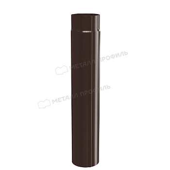 Труба  водосточная Ø100 мм Металл Профиль Foramina, PUR, L=2000 мм, RAL 8017