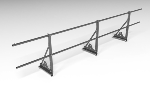 Ограждение кровельное, универсальное Roofsystems Econom Smart, H=600 мм RAL 7016, L=3000 мм